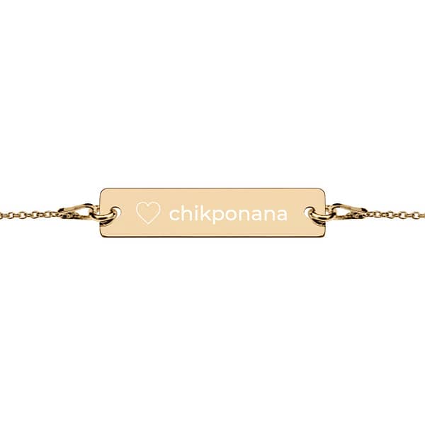love chikponana gold bracelet