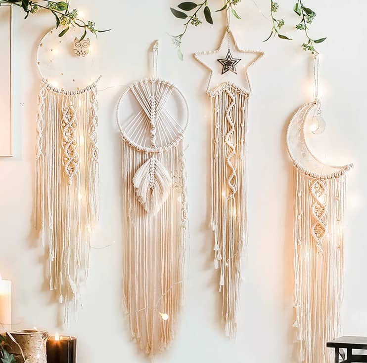 different shapes of dream catcher